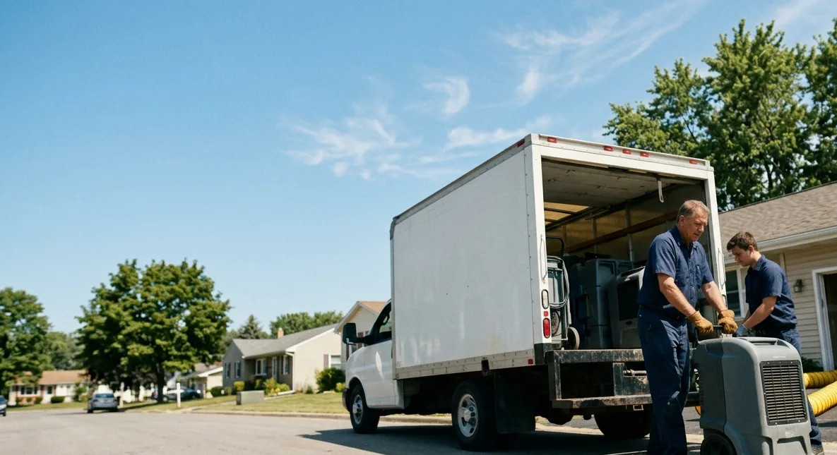 Water Damage Cleanup in Rock Creek, OH near me